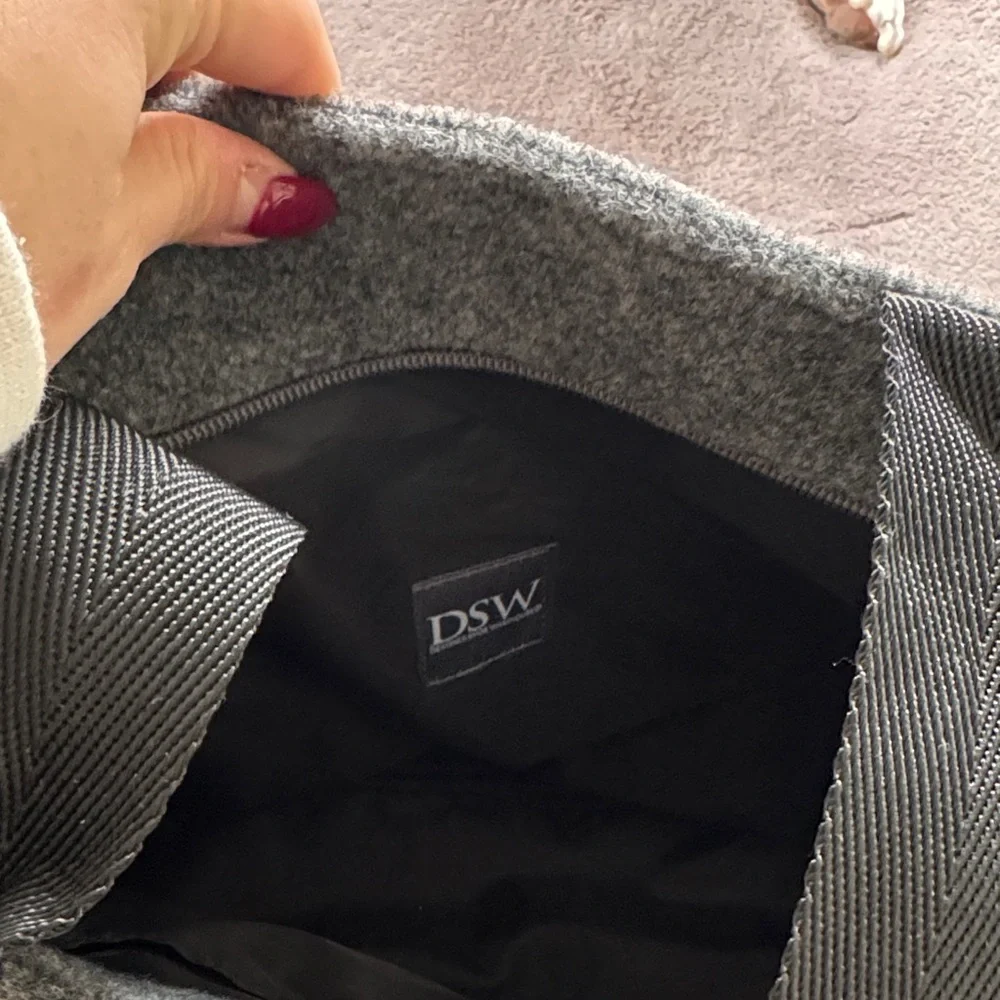DSW Gray and Black Men's Duffel Bag